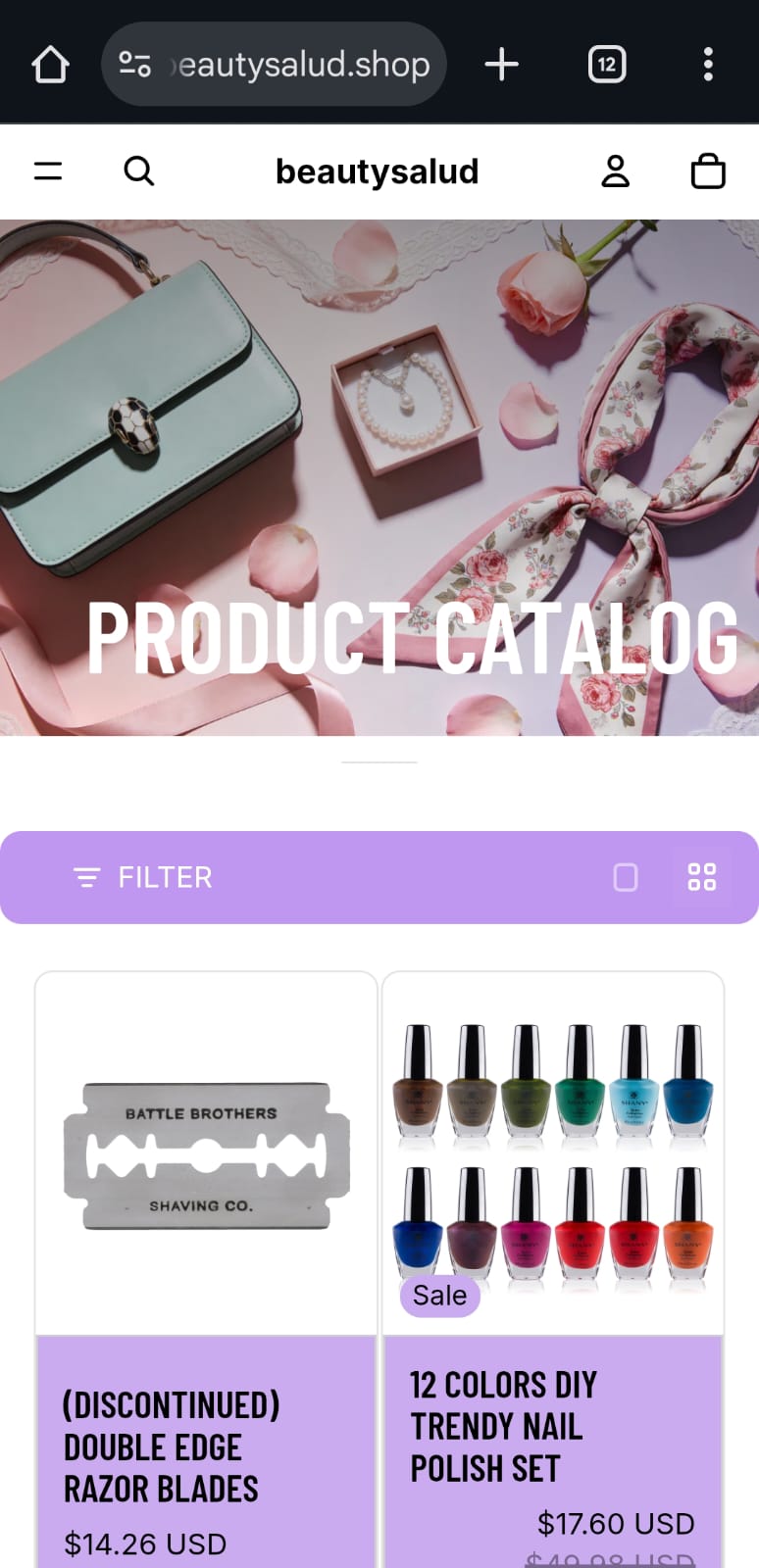Beautysalud - Catálogo Móvil