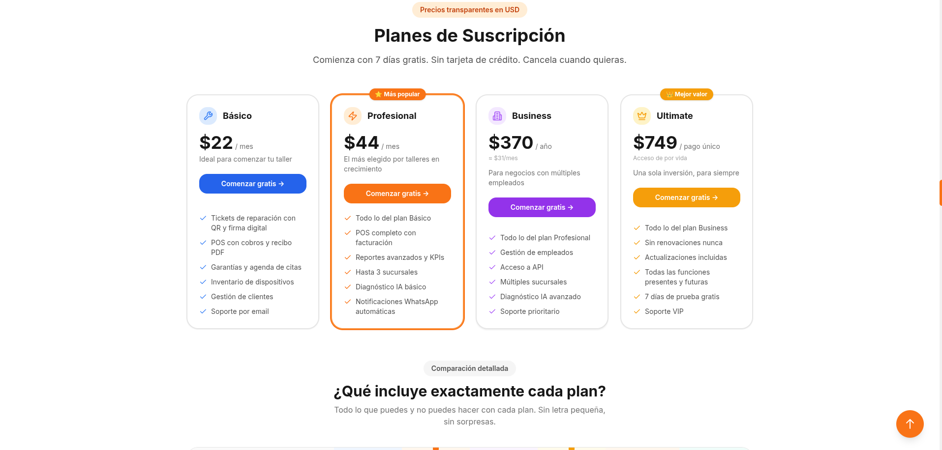 ClickMovil - Precios