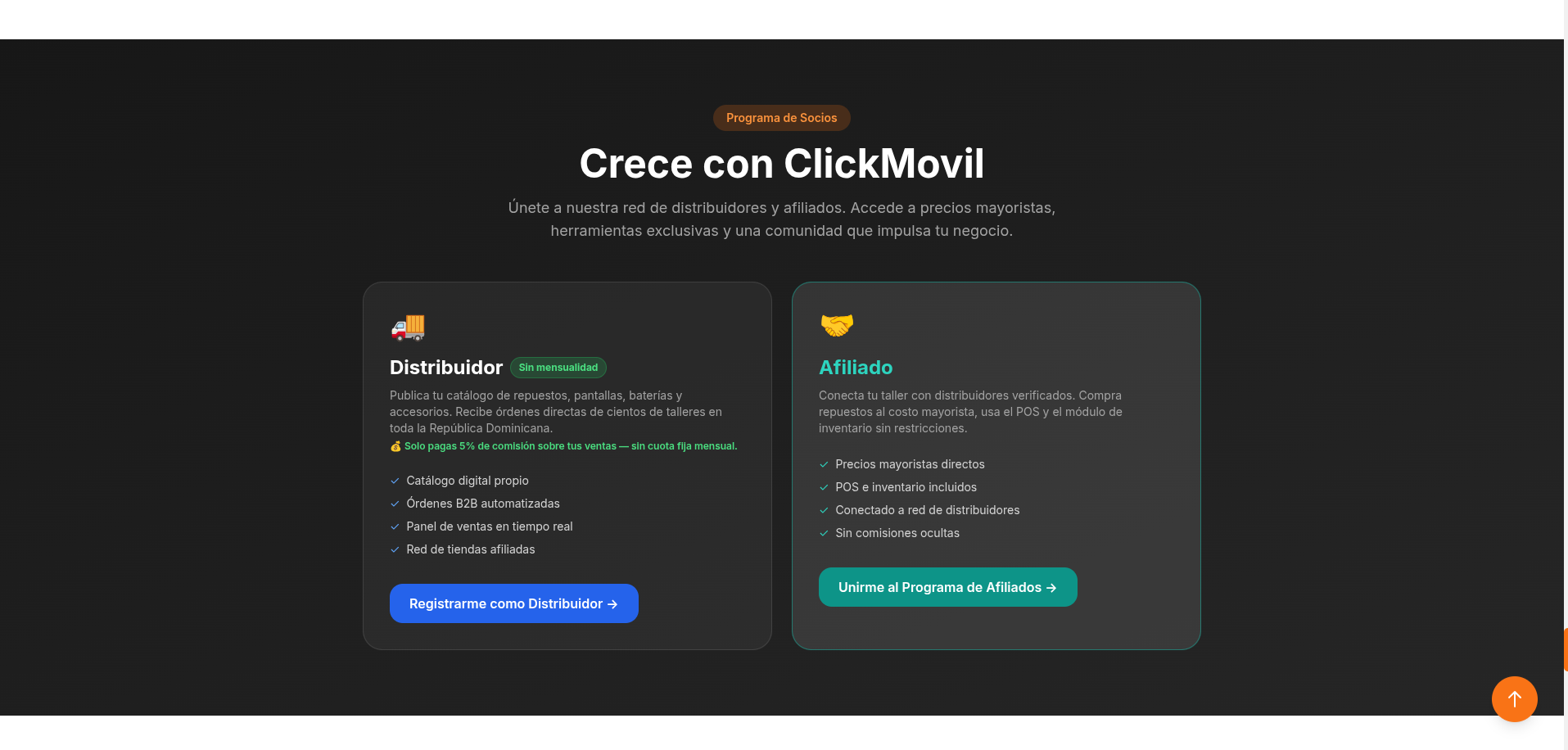 ClickMovil - Socios